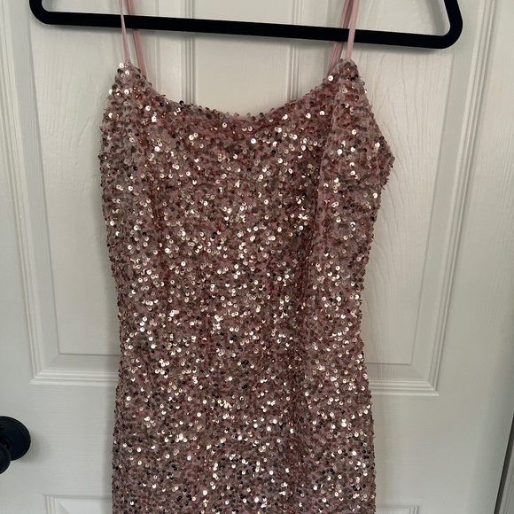 NWT Nordstrom Brass Plum Sequined Dress Size Small - Picture 1 of 4